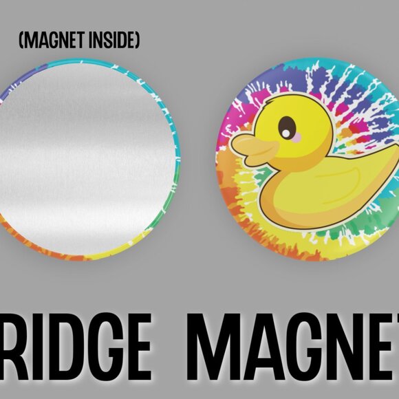 Cute Duck Fridge Magnets Set Of 6 Metal Magnets For Home Office Kitchen School - Picture 3 of 6